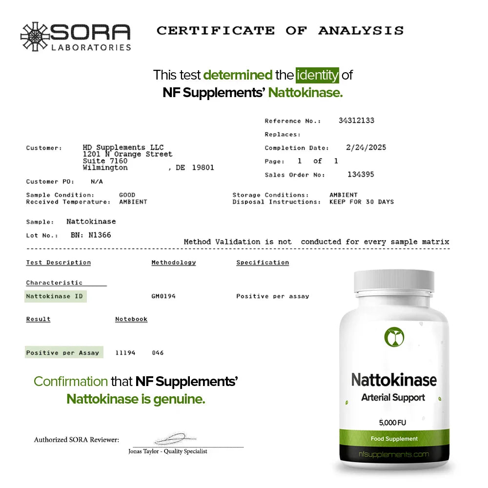 Nattokinase Capsules - 5000 FU